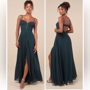 magical magnetism navy blue off the shoulder maxi dress NAVY BLUE LONG SLEEVE TRAPEZOID NECKLINE BODYCON FULL DRESS | CULT MIA main image 0
